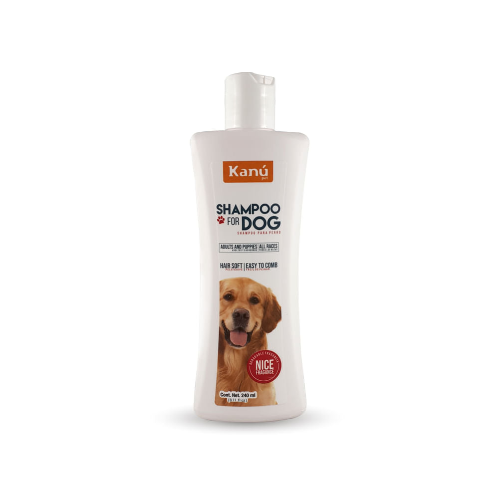 Shampoo con agradeble Fragancia  Kanu para Perro 240 ML