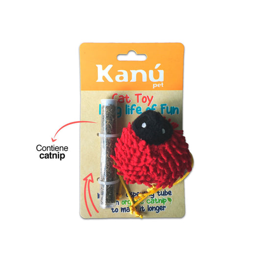 Juguete Araña Con Catnip Kanu Pet  para Gato
